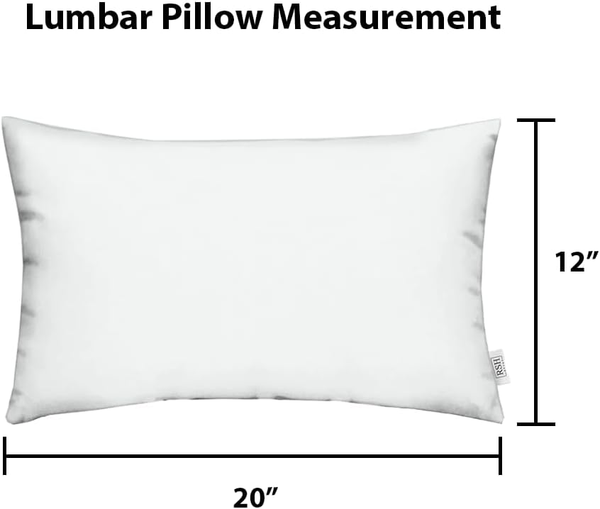 4 Pack Sunbrella Lumbar Pillows