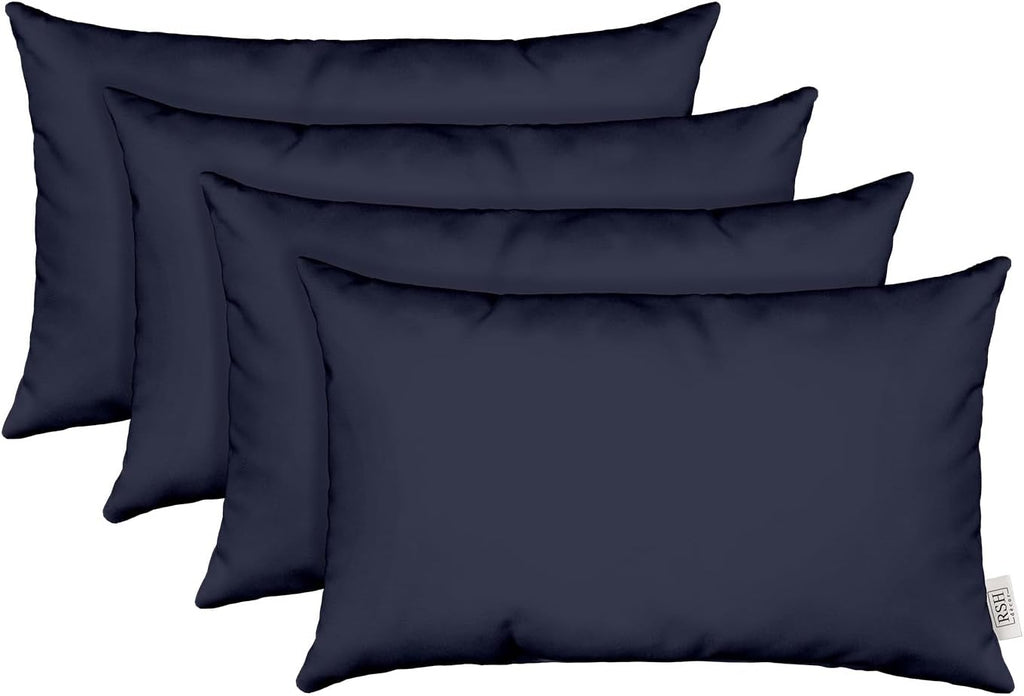4 Pack Sunbrella Lumbar Pillows