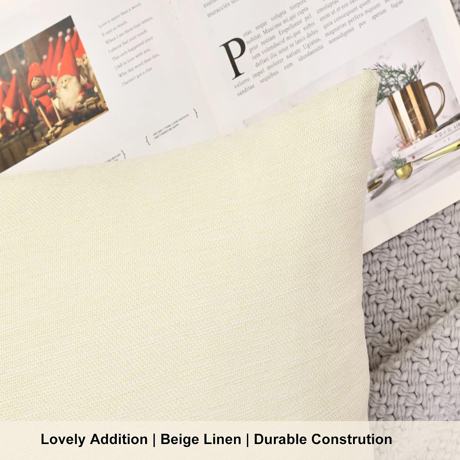 10 Pack Linen Sublimation Pillow Covers