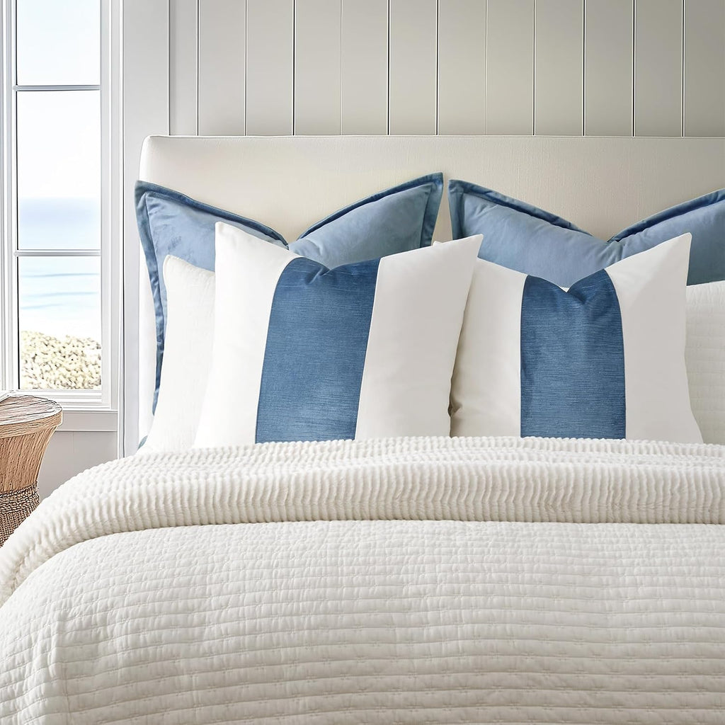 2 Pack Velvet Cotton Pillow Covers