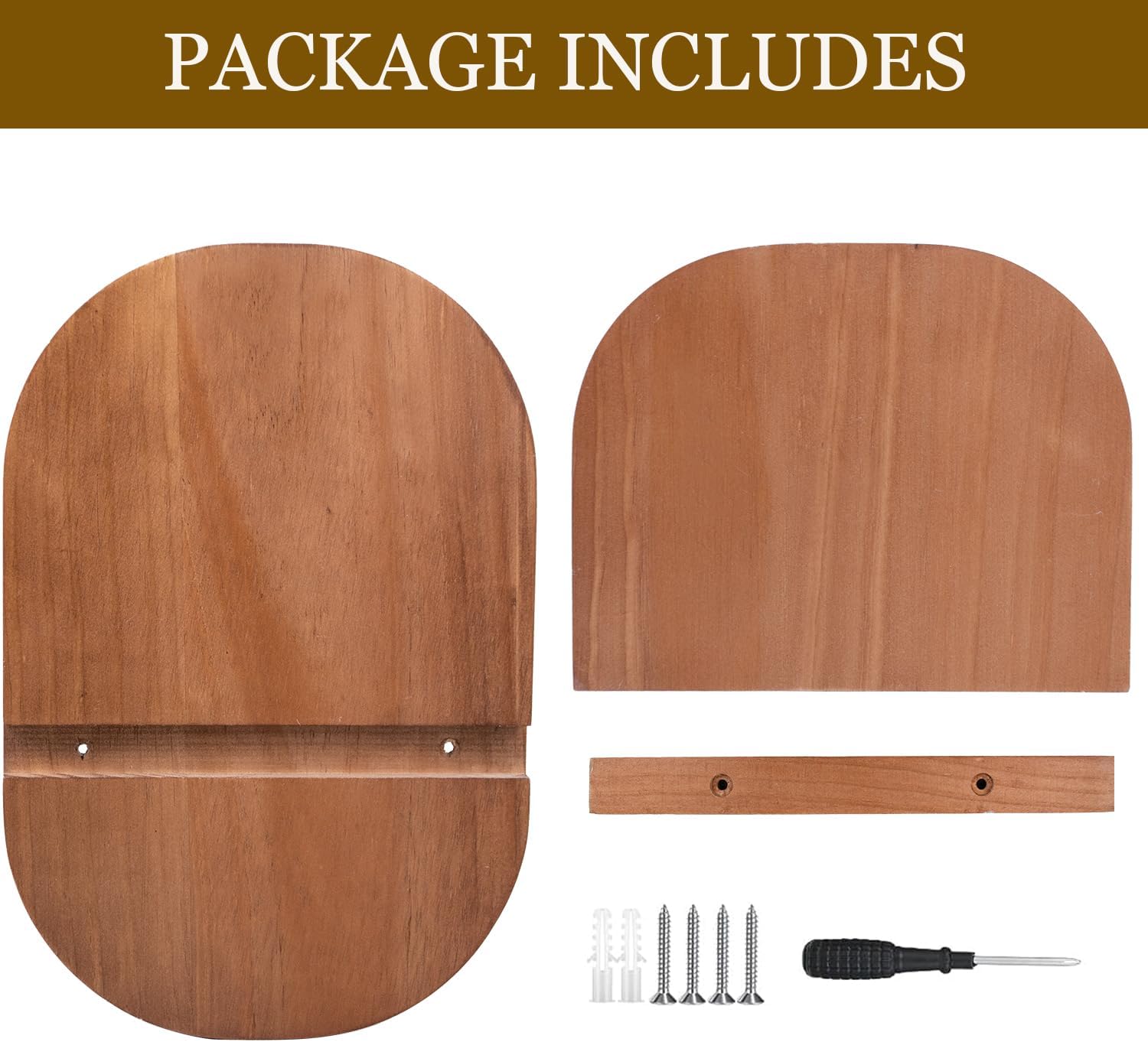 Wood Wall Mount Plant Holder