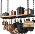 48" Matte Black Ceiling Pot Rack
