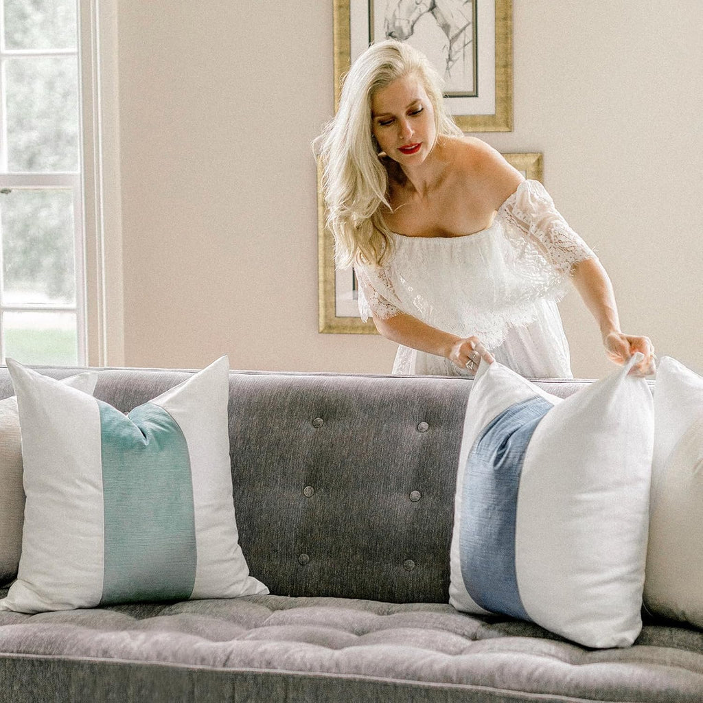 2 Pack Velvet Cotton Pillow Covers