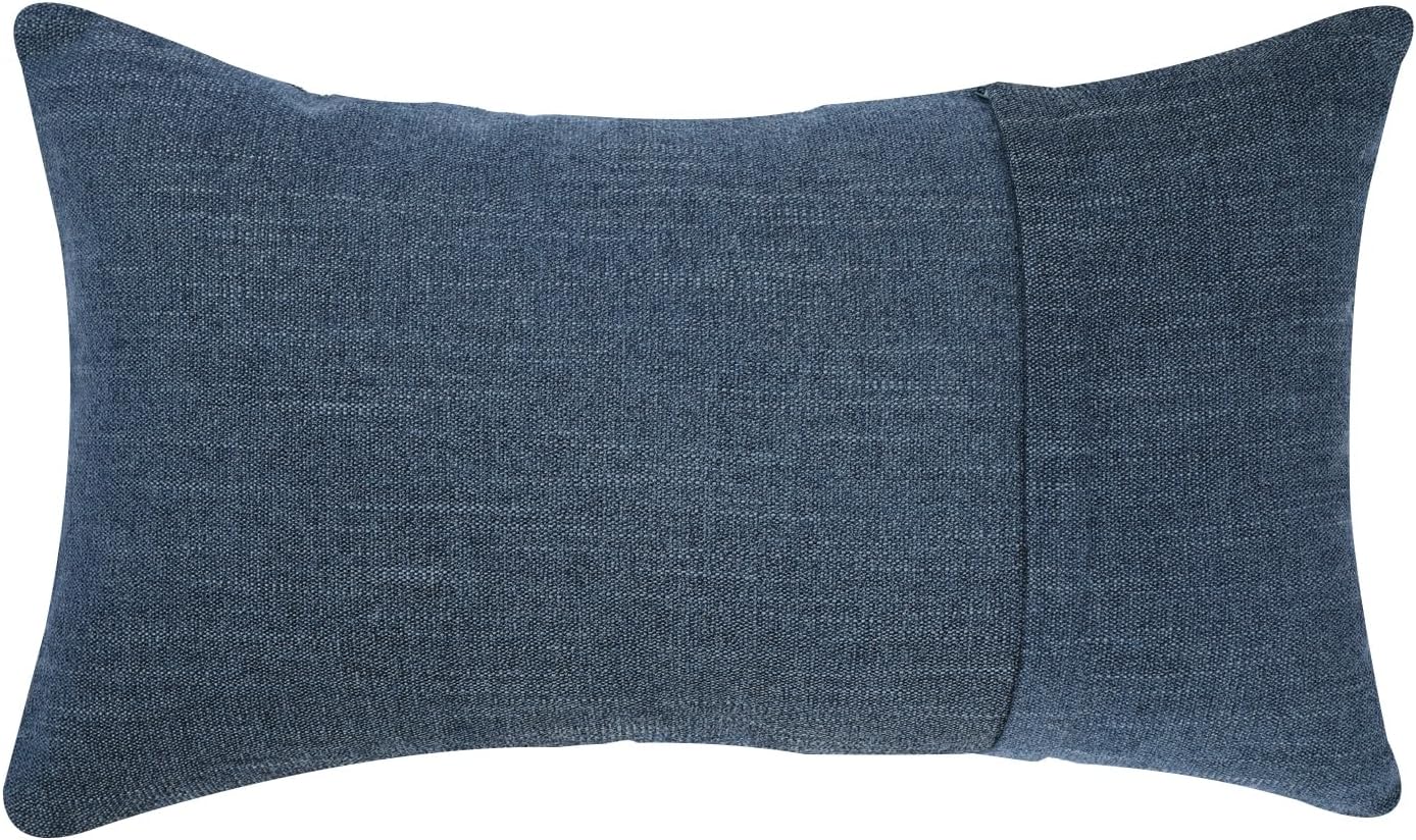 2 Pack Faux Leather Pillow Covers